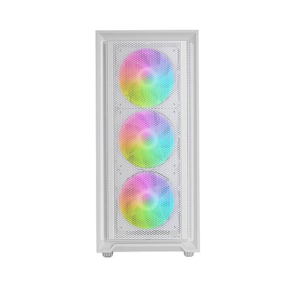 CAJA ORDENADOR MARS GAMING MC-AIR ATX FRGB CRISTAL TEMPLADO BLANCO