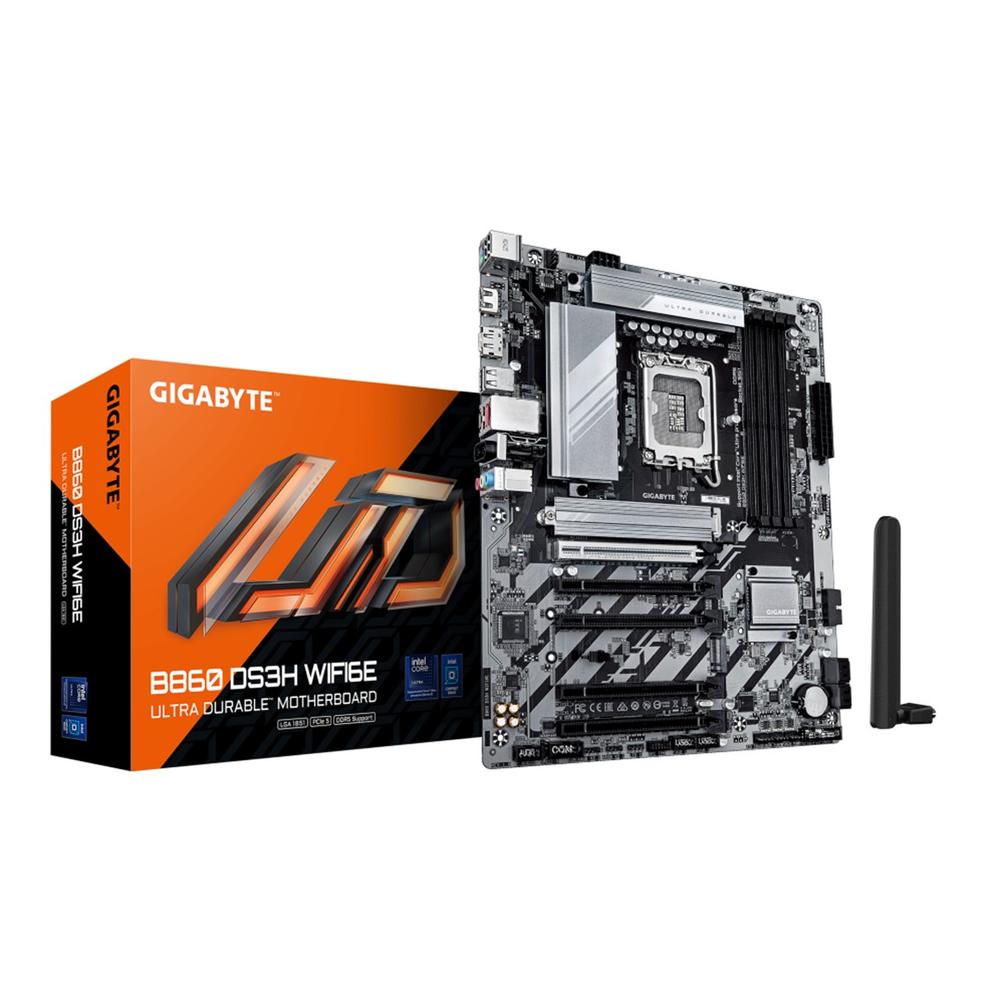 PLACA BASE GIGABYTE B860 DS3H WIFI6E ATX/ 4X DDR5 / LGA1851
