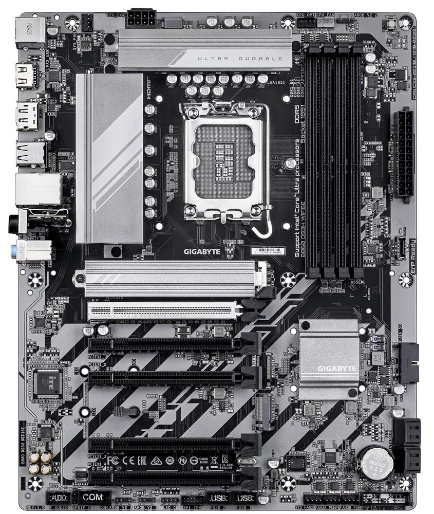 PLACA BASE GIGABYTE B860 DS3H WIFI6E ATX/ 4X DDR5 / LGA1851