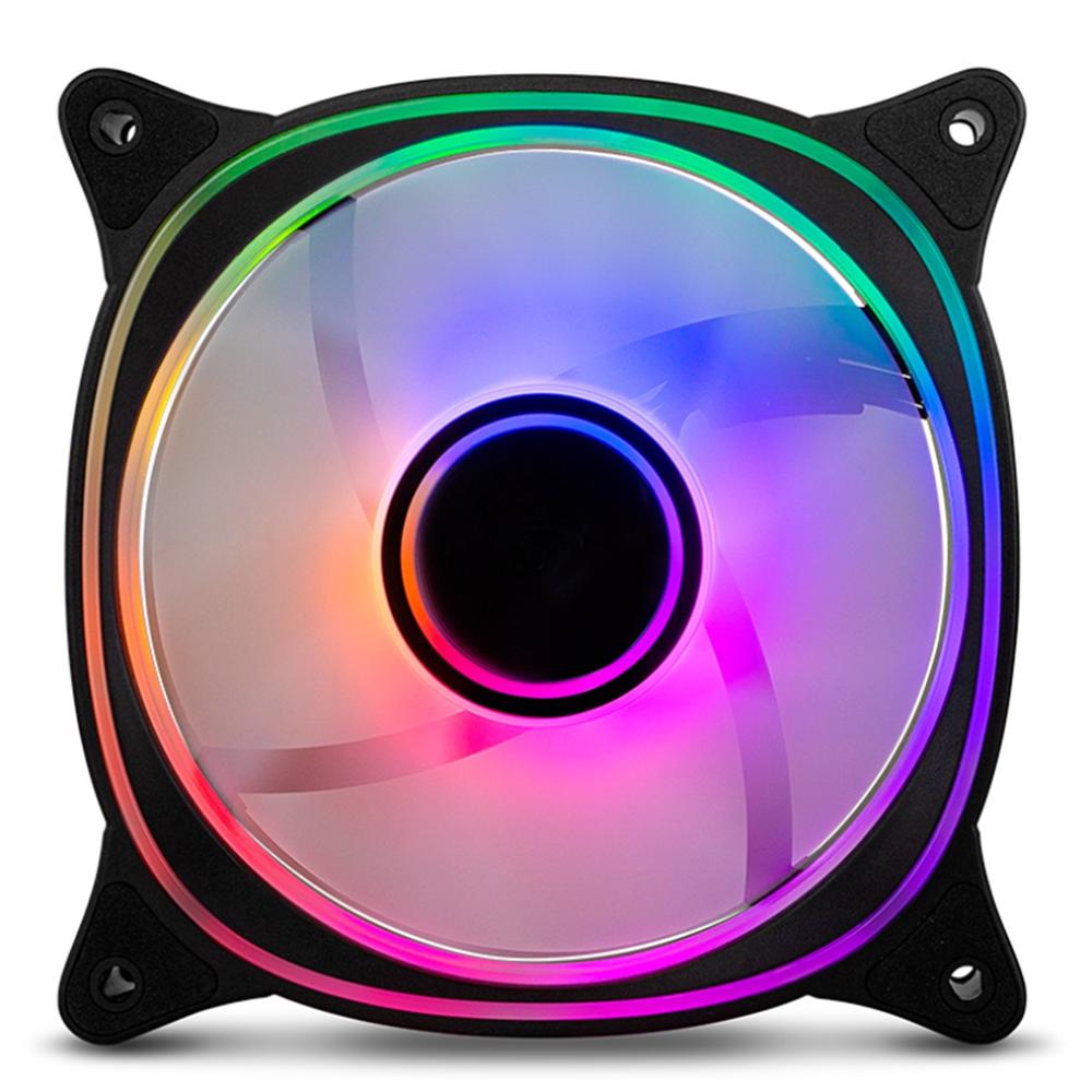VENTILADOR CAJA NOX HUMMER V-FAN ARGB ESPEJO INFINITO 120MM NEGRO