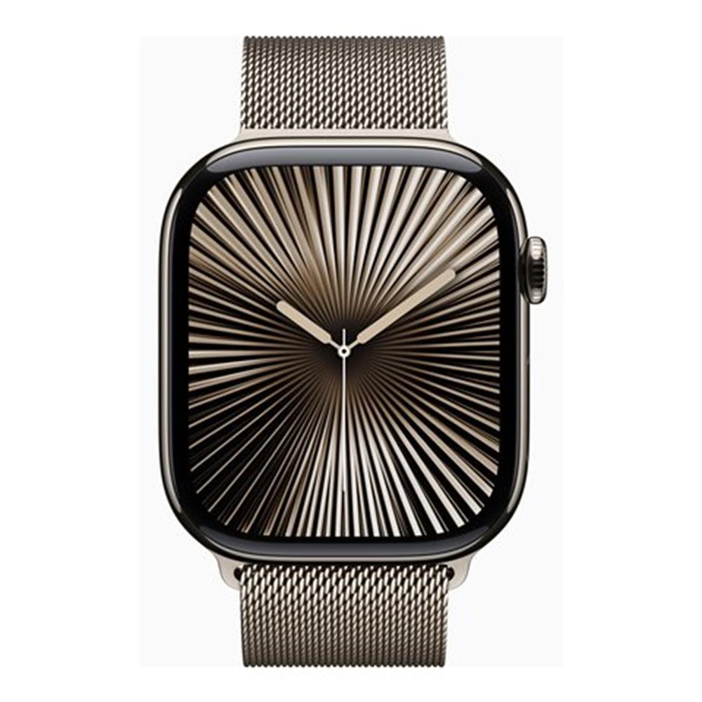 SMARTWATCH APPLE WATCH SERIES 10 GPS + CELL 46MM NATURAL TITANIUM MILANESE LOOP S/M