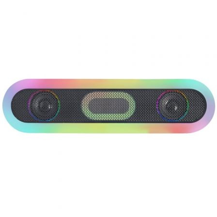 BARRA DE SONIDO BLUETOOTH MARS GAMING MSBORB NEGRO 20W ILUMINACION RGB 360