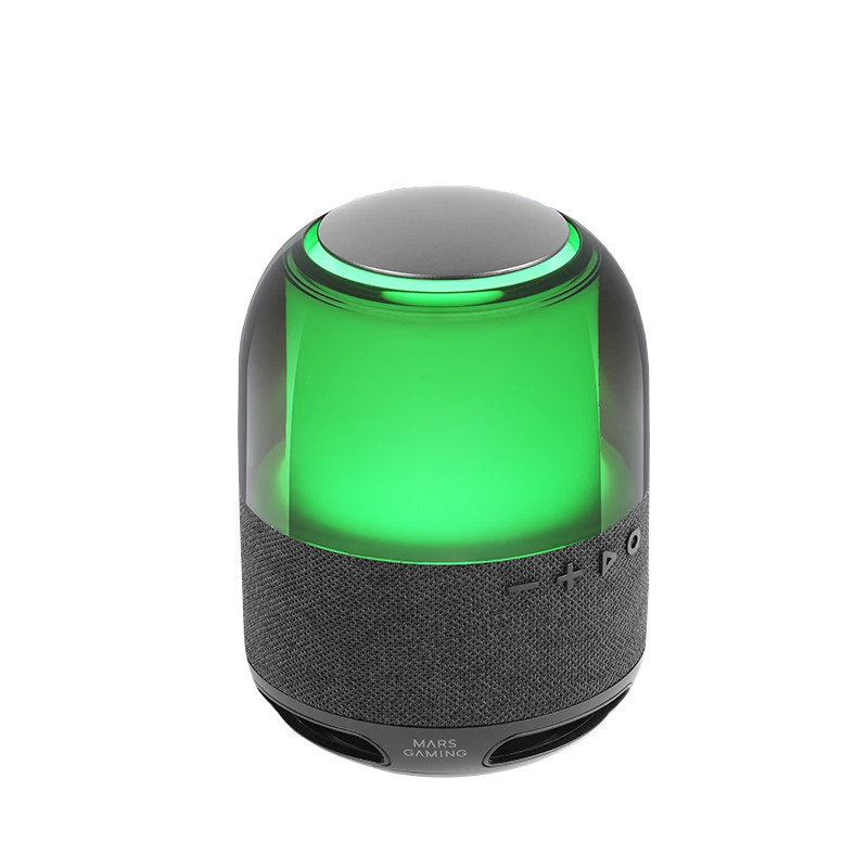 ALTAVOZ BLUETOOTH PORTABLE MARS GAMING MSFLOW NEGRO 15W DEEPBASS BT MICROSD RGB 360 BAT 6H