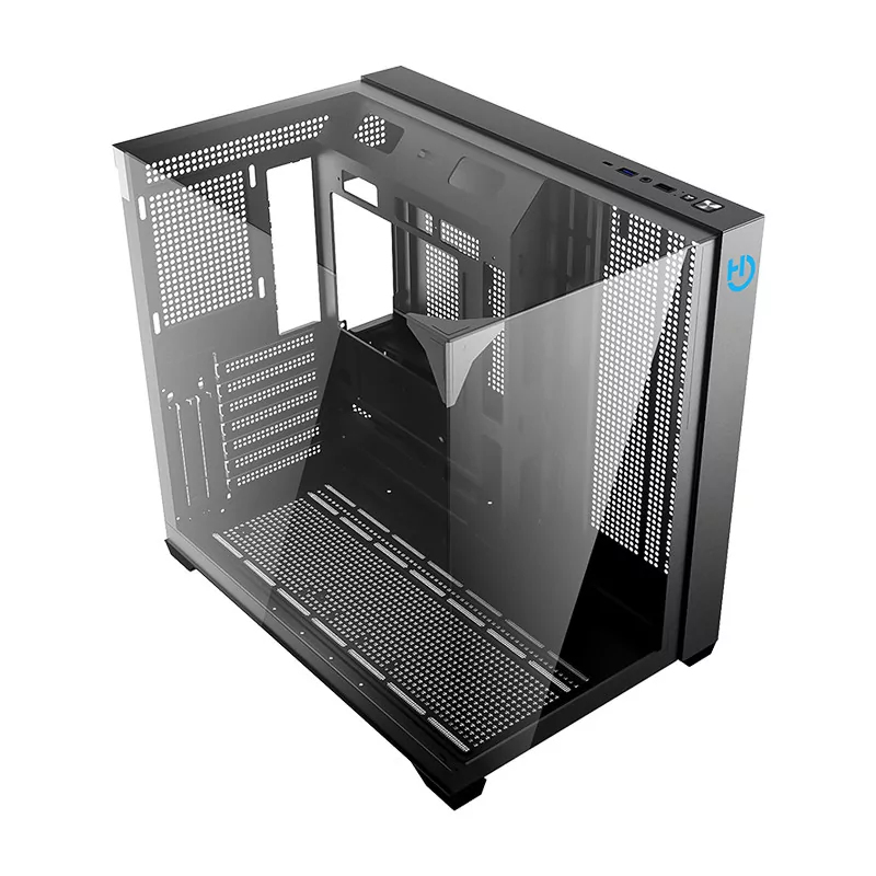 CAJA ORDENADOR GAMING HIDITEC ATX SKY CRISTAL TEMPLADO NEGRO