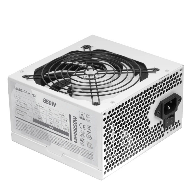 FUENTE DE ALIMENTACION MARS GAMING Al. MPIII650W ULTRA SILENT
