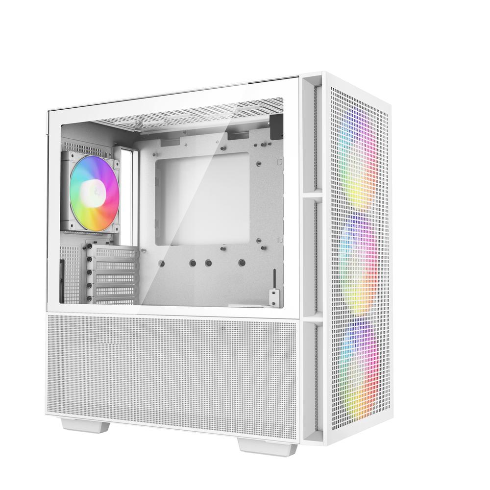 CAJA ORDENADOR GAMING DEEPCOOL CH560 RGB E-ATX CRISTAL TEMPLADO BLANCA