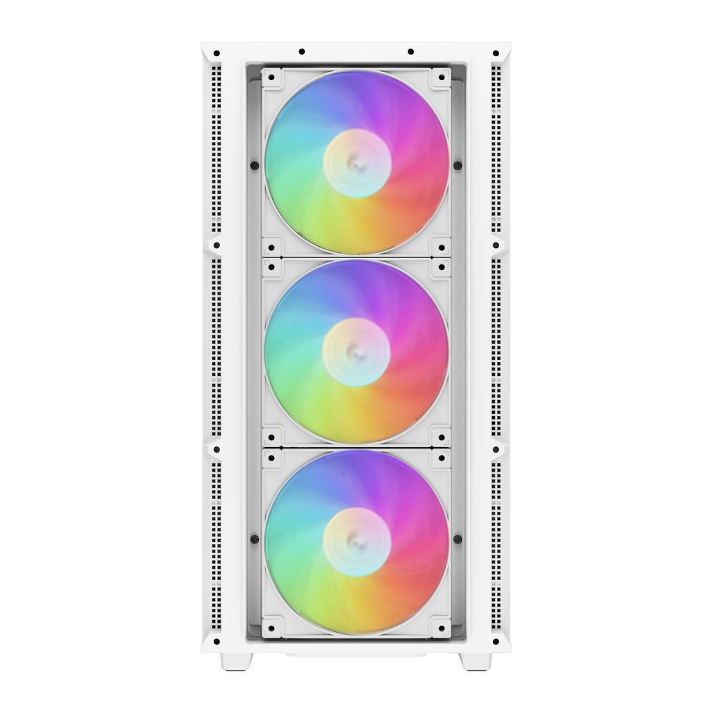 CAJA ORDENADOR GAMING DEEPCOOL CH560 RGB E-ATX CRISTAL TEMPLADO BLANCA