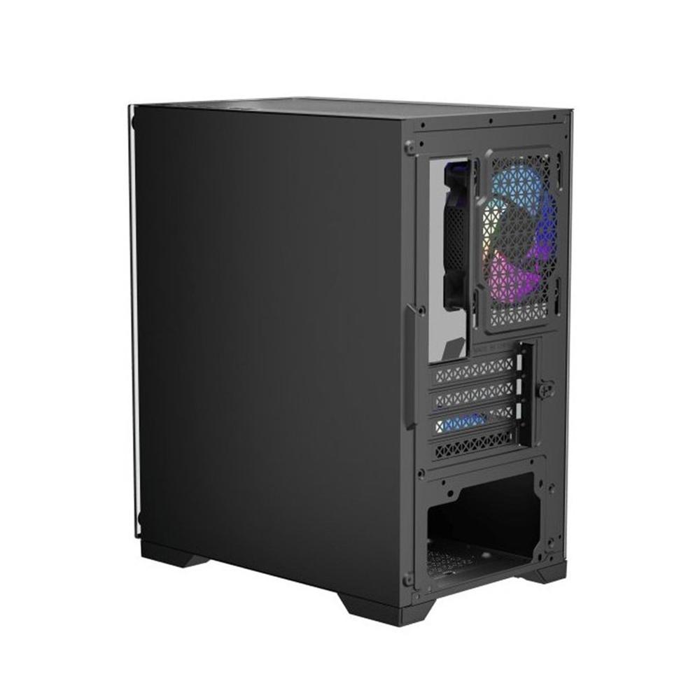 CAJA ORDENADOR GAMING KEEP OUT XC-201 GLASS MATX ARGB CRISTAL TEMPLADO NEGRO