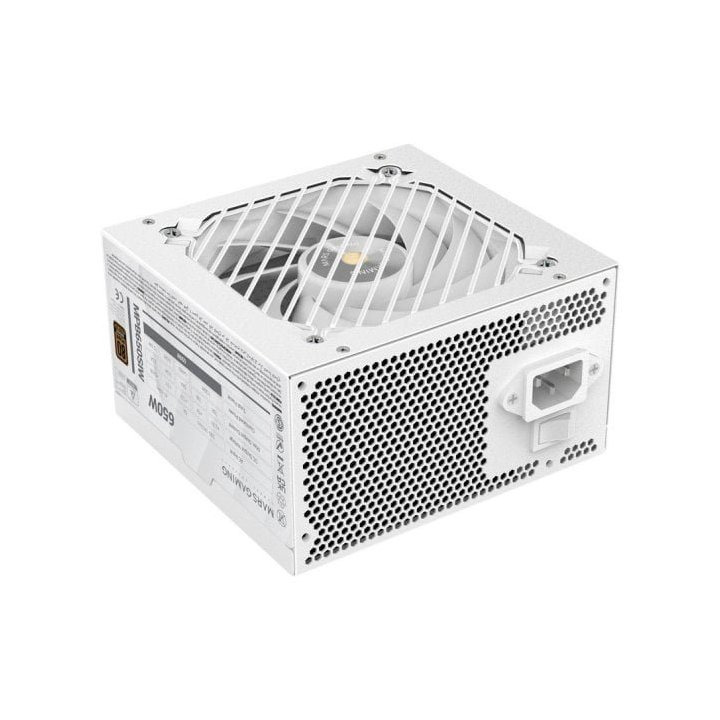 FUENTE DE ALIMENTACION MARS GAMING 650W MPB650SIW EXTREME SILENCE 80 PLUS BRONZE BLANCO