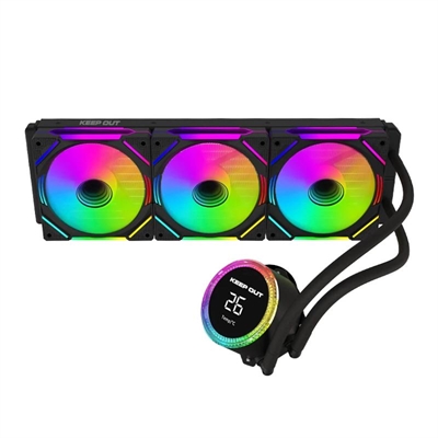 KIT REFRIGERACION LIQUIDA CPU KEEP OUT XWC-360 PRO ARGB 3X 120MM NEGRO