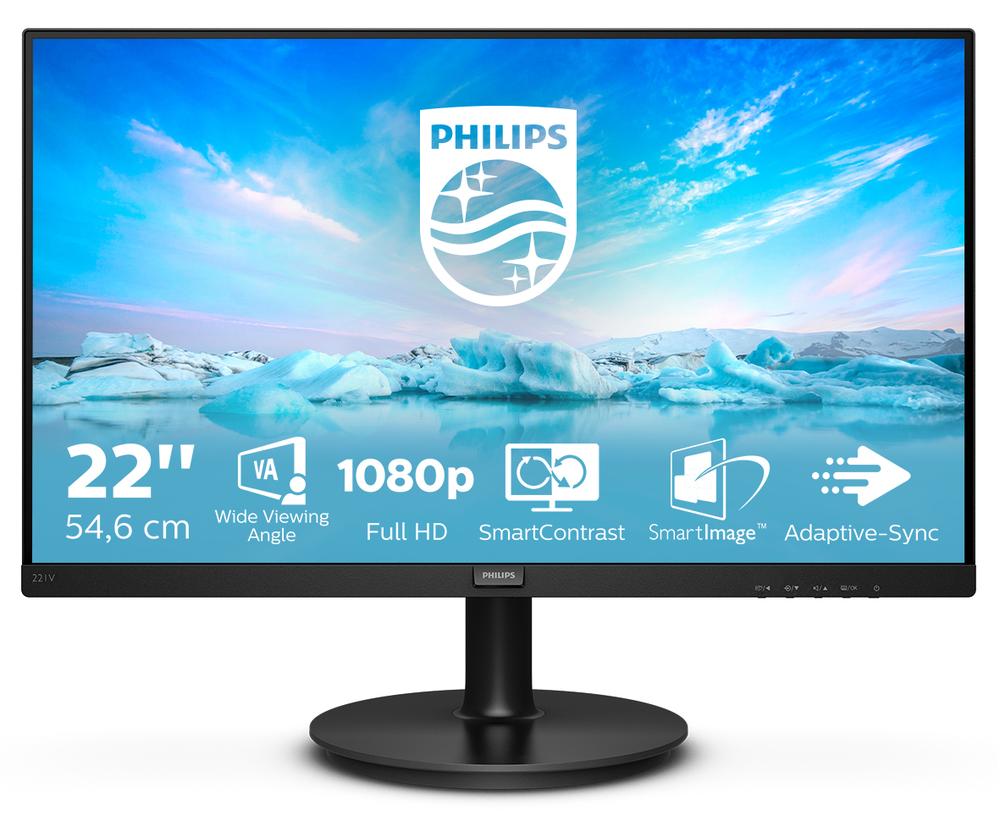 MONITOR PHLIPS 221V8/00 21.5" FHD 75HZ