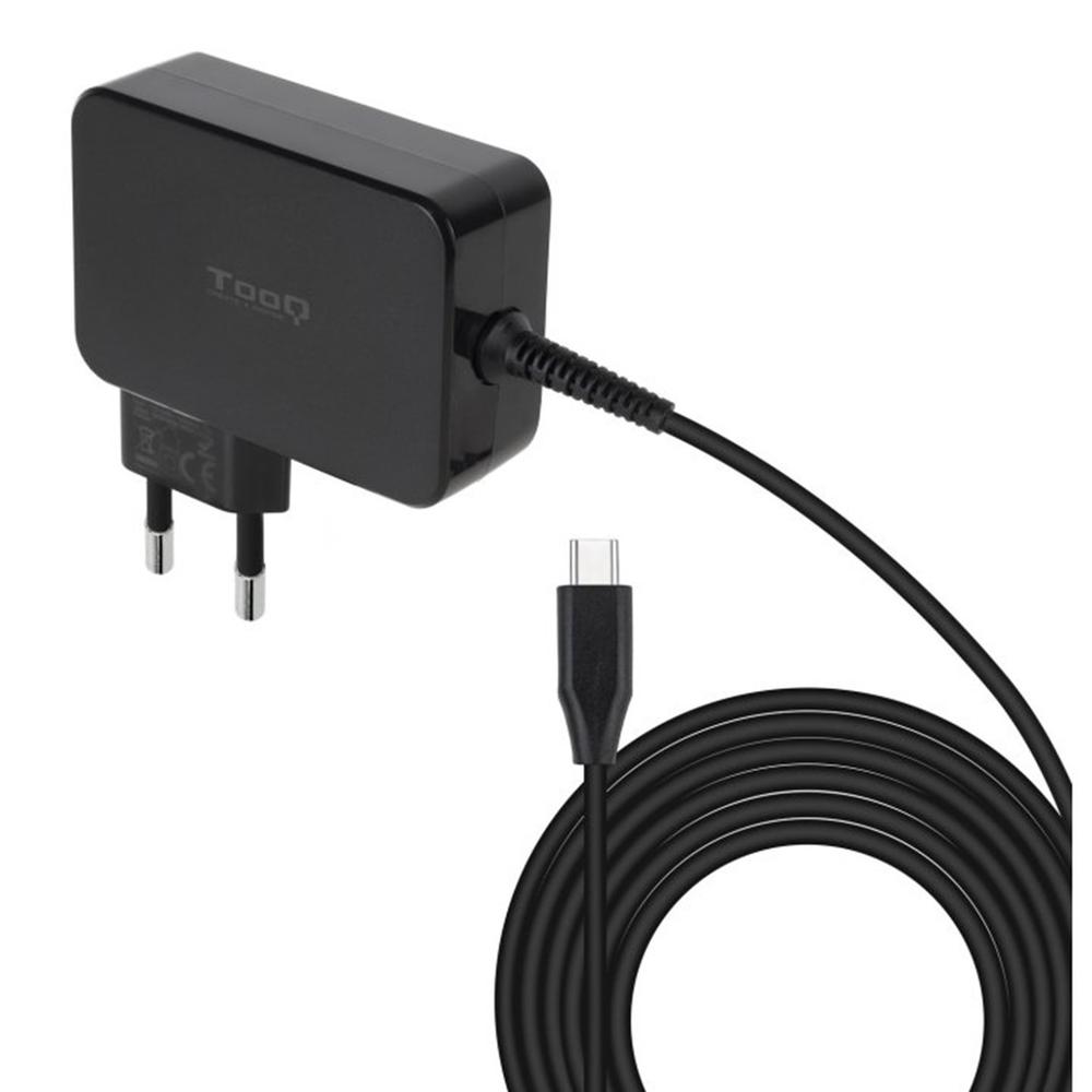 CARGADOR DE PORTATIL TOOQ TQLC-USBCGAN100PD 100W USB-C NEGRO