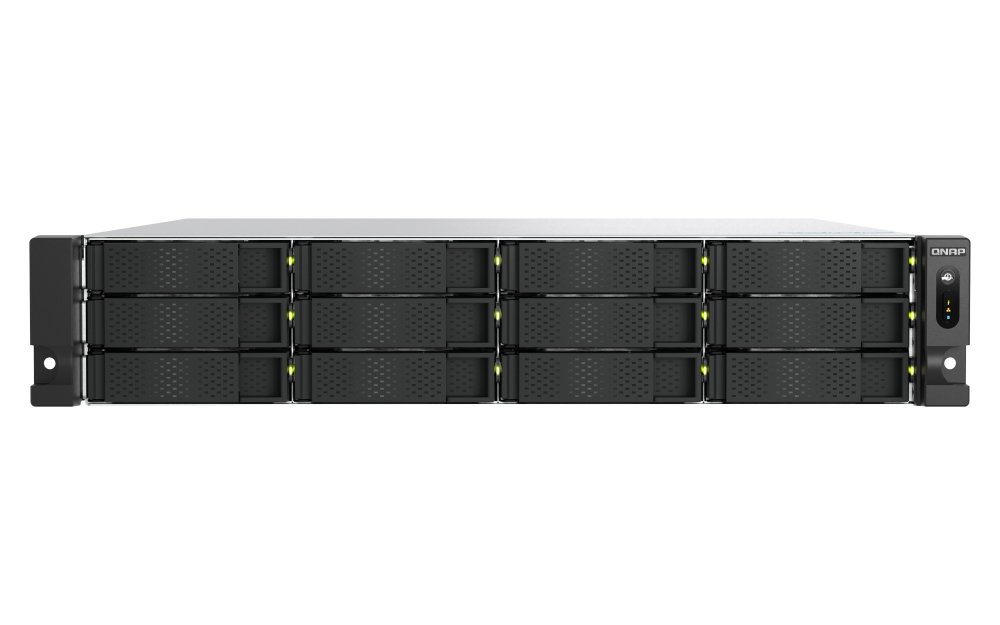 SERVIDOR NAS QNAP TS-H1277AXU-RP-R7-32G 12 BAHIAS 2U RACK 32GB GIGABIT ETHERNET