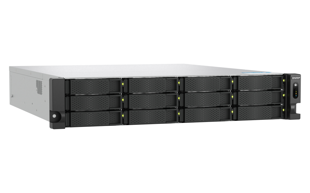 SERVIDOR NAS QNAP TS-H1277AXU-RP-R7-32G 12 BAHIAS 2U RACK 32GB GIGABIT ETHERNET