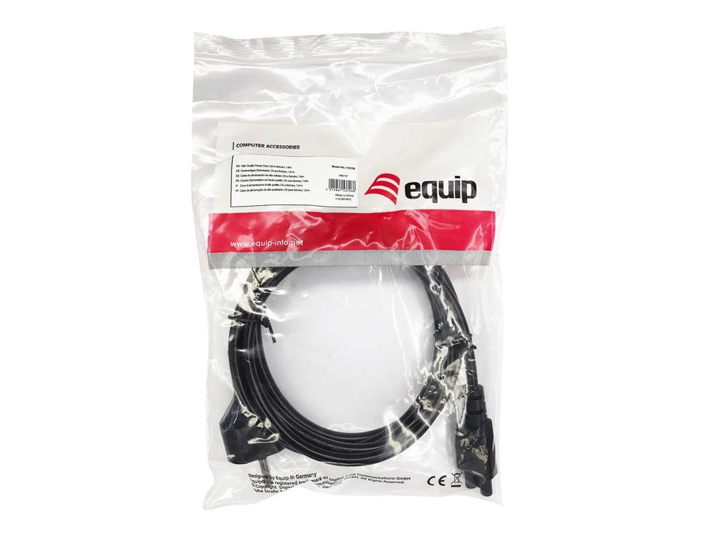 CABLE ALIMENTACION C5 A CEE7/4 EQUIP TREBOL 1.8M
