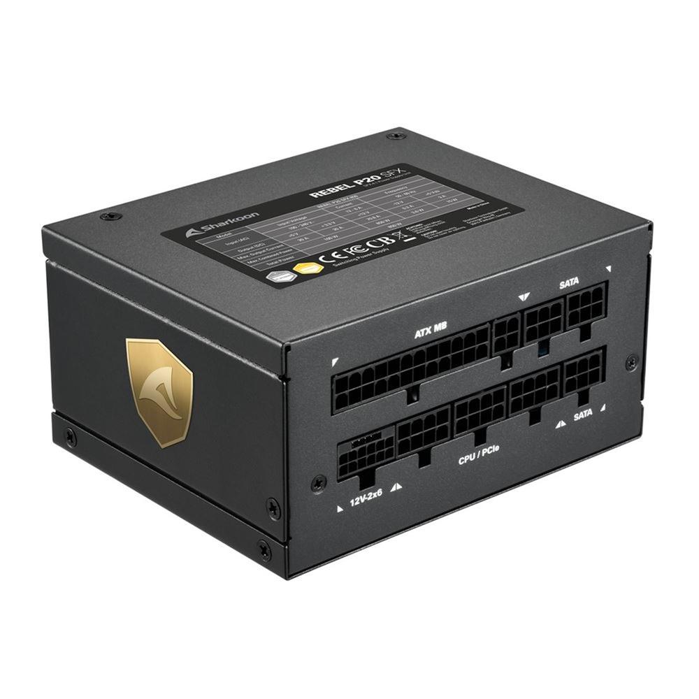 FUENTE ALIMENTACION SHARKOON REBEL P20 GAMING SFX 1000W