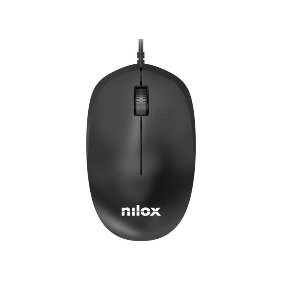 RATON NILOX MOUSB1012 NEGRO