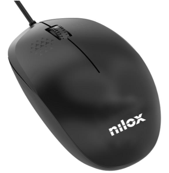 RATON NILOX MOUSB1012 NEGRO