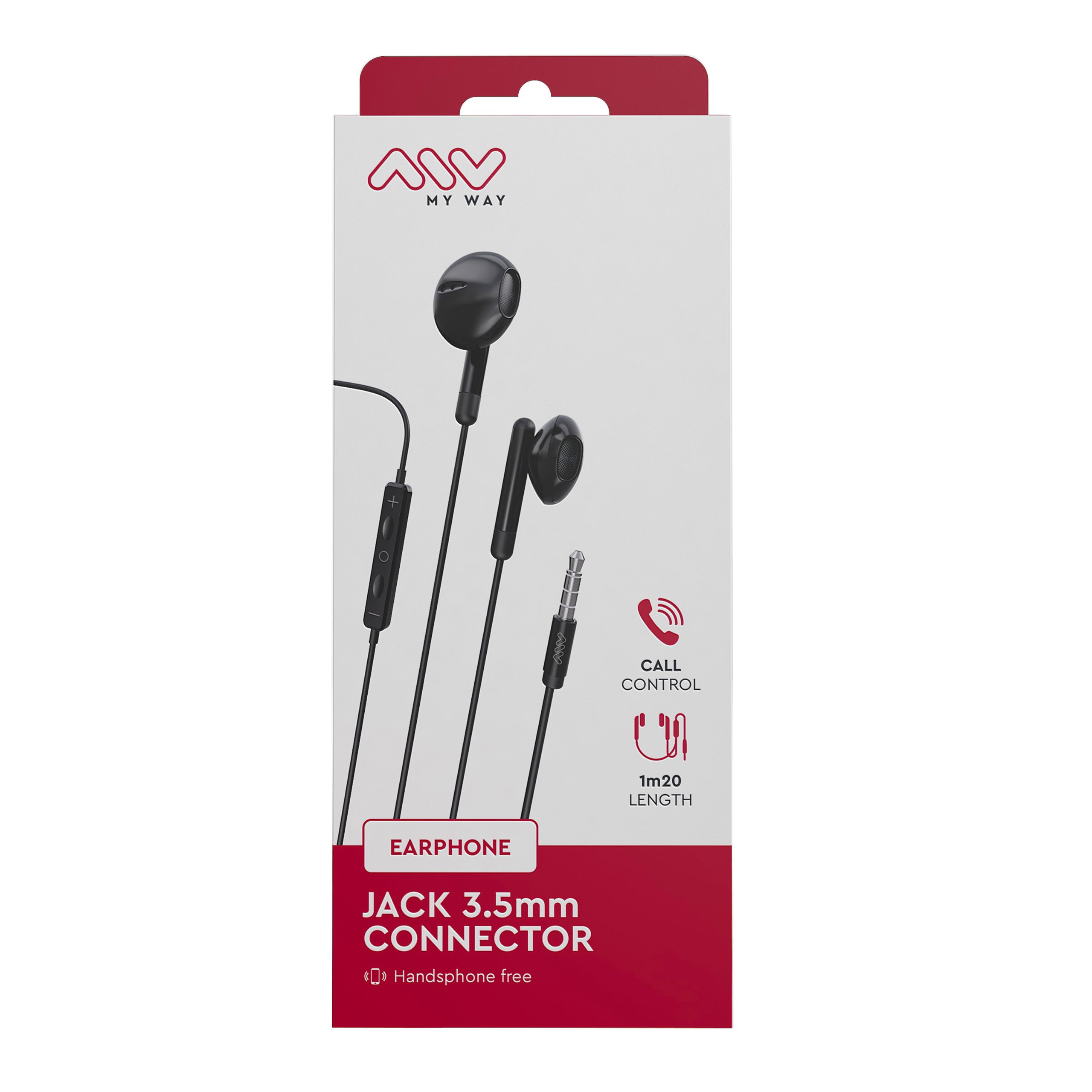 AURICULARES MYWAY MWHPH0019 NEGRO
