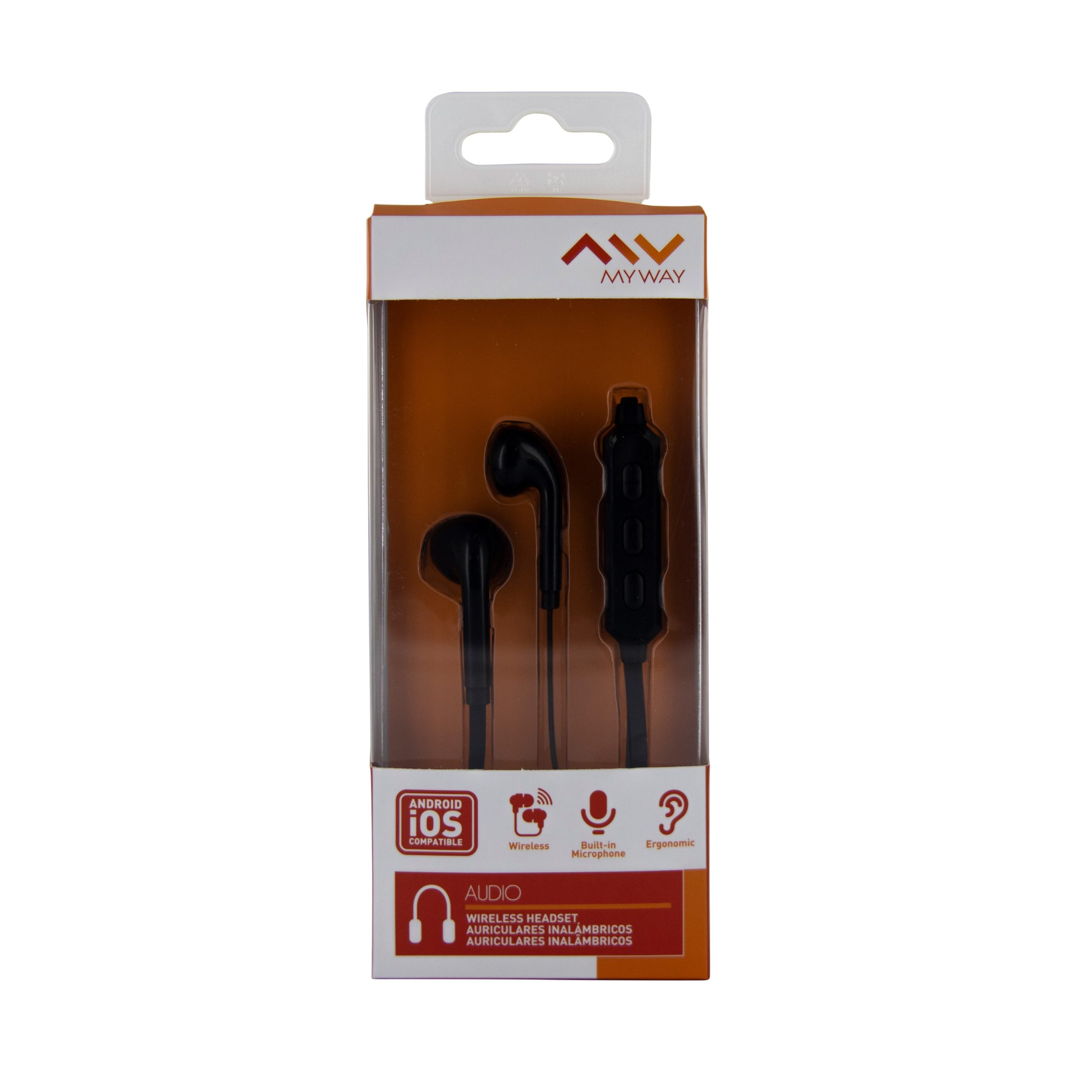 AURICULARES MYWAY MWHPH0022 INALAMBRICO NEGRO