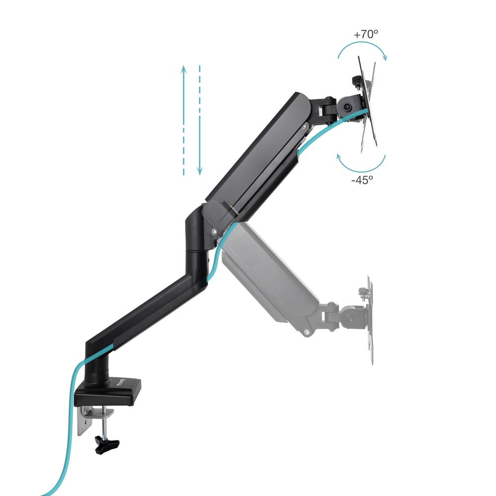 SOPORTE MESA TOOQ HASTA 34" VESA 100 X 100 MAX 10KG