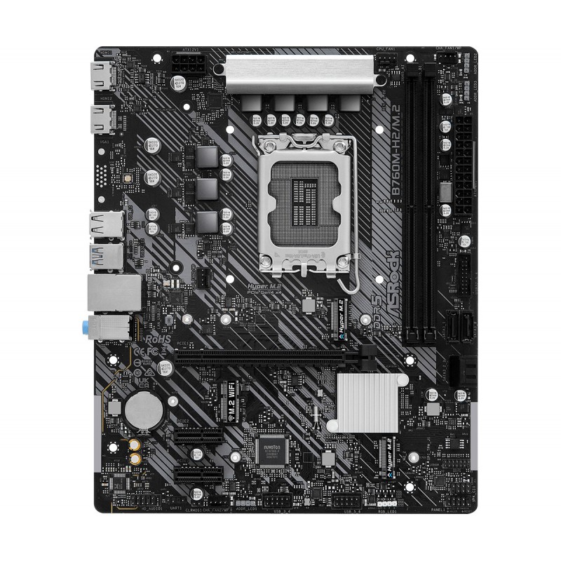 PLACA BASE ASROCK B760M-H M.2 LGA1700 MATX