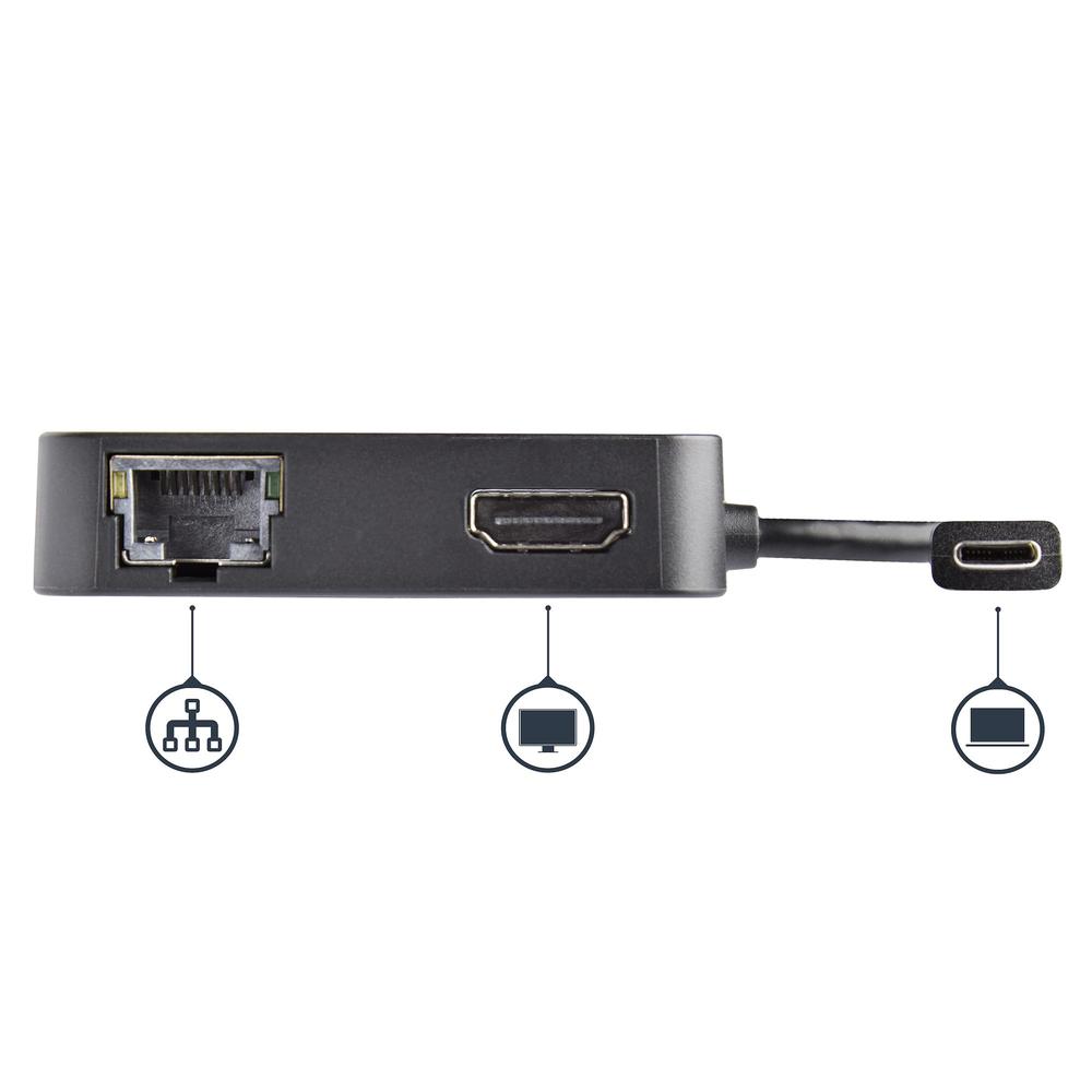 DOCKING STATION STARTECH USB TIPO C 4 EN 1