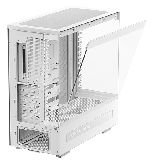 CAJA ORDENADOR GAMING DEEPCOOL ATX CH690 CRISTAL TEMPLADO BLANCA