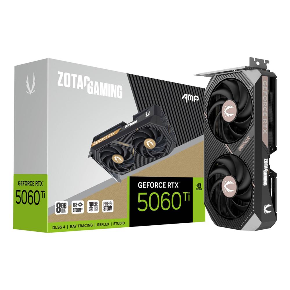 TARJETA GRAFICA ZOTAC RTX 5060 TI AMP 8GB GDDR7