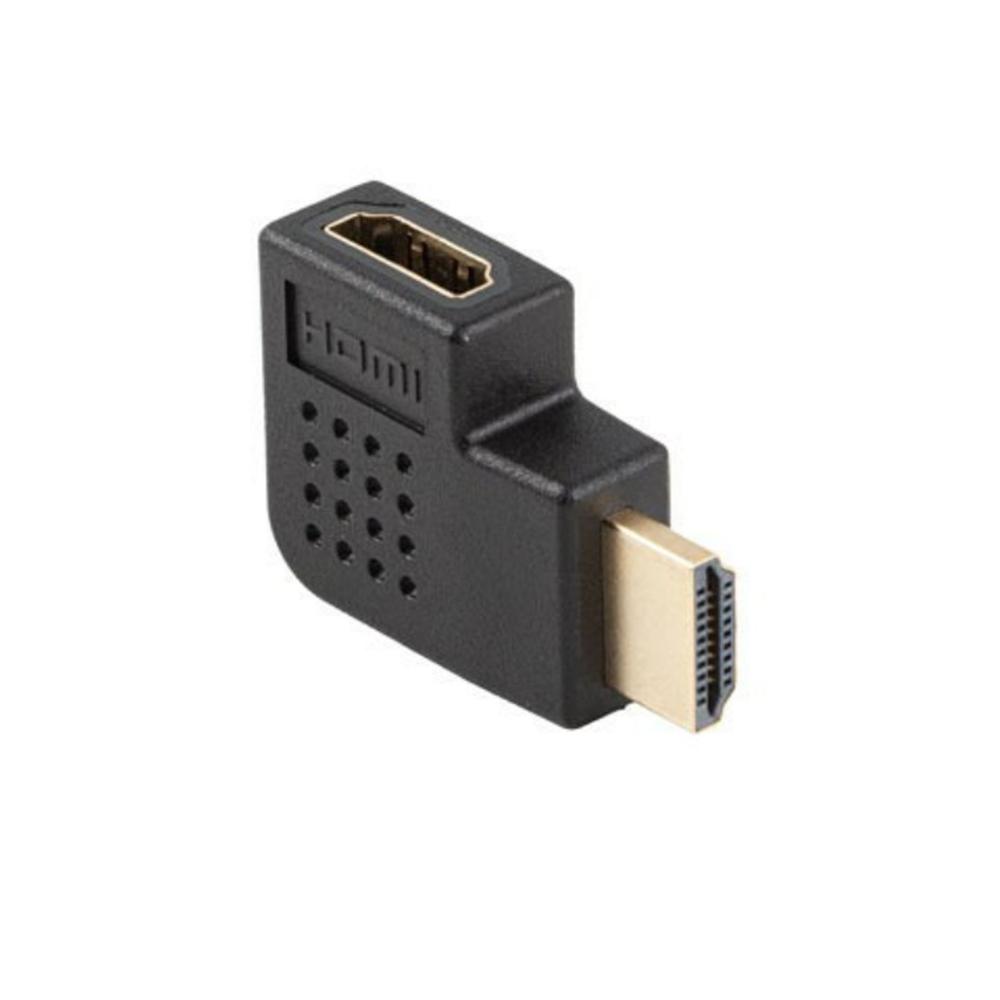 ADAPTADOR HDMI 4K LANBERG MACHO-HEMBRA ANGULO IZQUIERDA