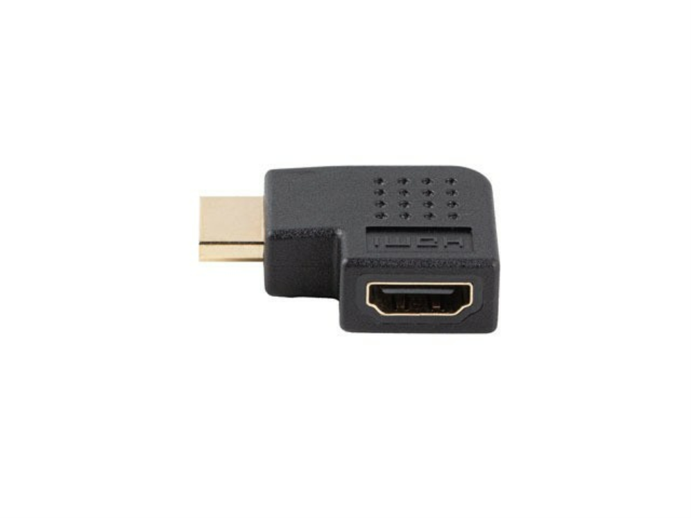 ADAPTADOR HDMI 4K LANBERG MACHO-HEMBRA ANGULO IZQUIERDA