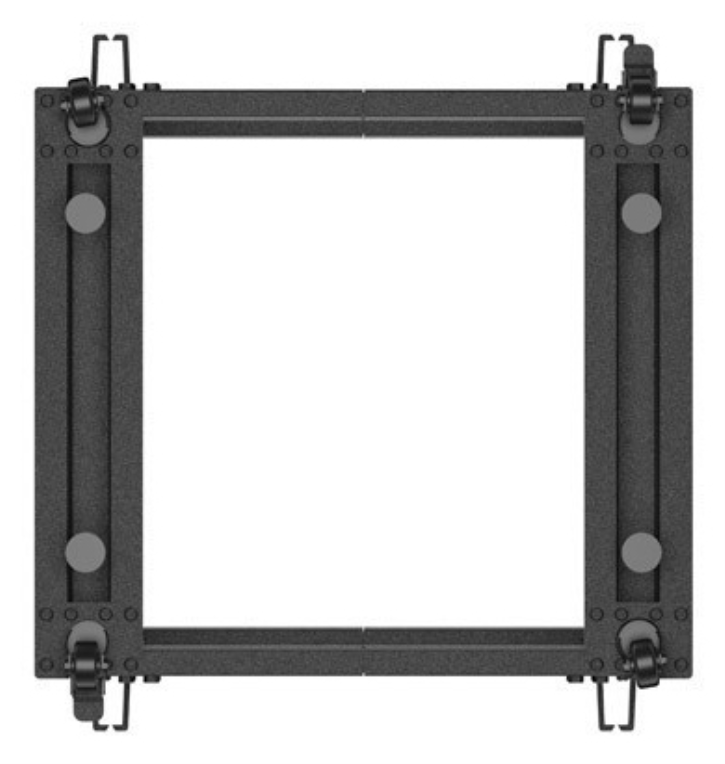 ARMARIO LANBERG ABIERTO RACK 19" 9U/ 600X600 NEGRO