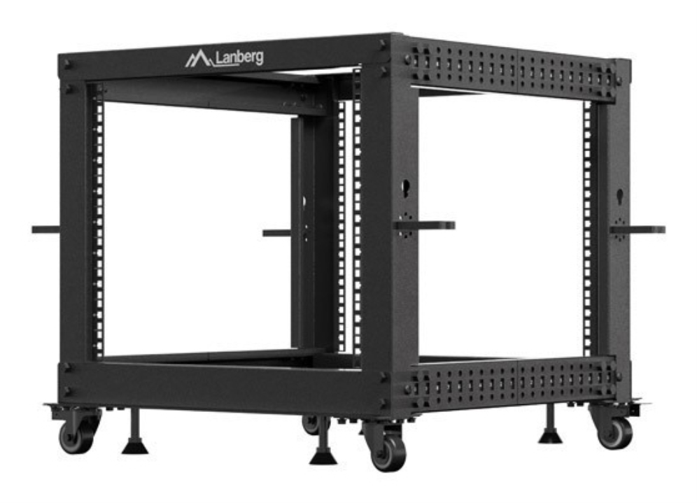 ARMARIO LANBERG ABIERTO RACK 19" 9U/ 600X600 NEGRO