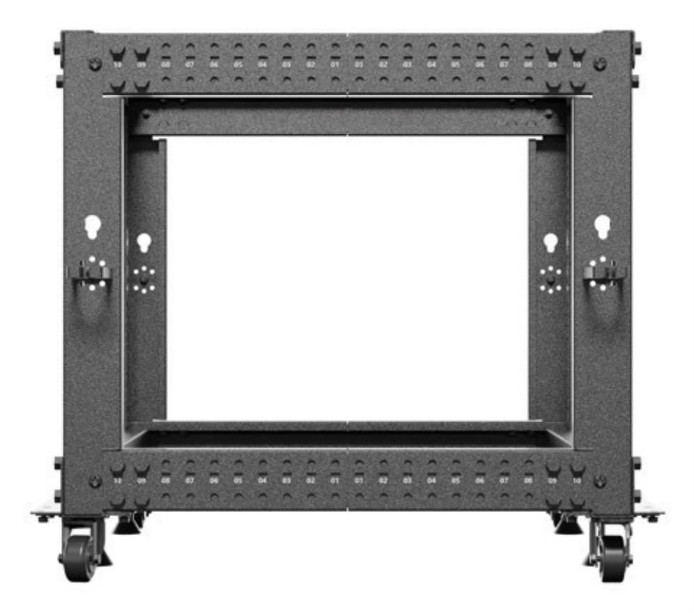 ARMARIO LANBERG ABIERTO RACK 19" 9U/ 600X600 NEGRO