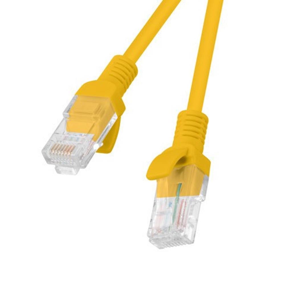 CABLE RED LANBERG LATIGUILLO CAT.6 U/UTP 2M NARANJA FLUKE PASSED