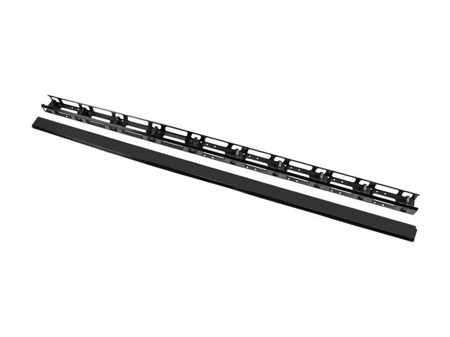 PANEL ORGANIZADOR DE CABLES VERTICAL RACK 19" 47U SUELO NEGRO 2 PIEZAS