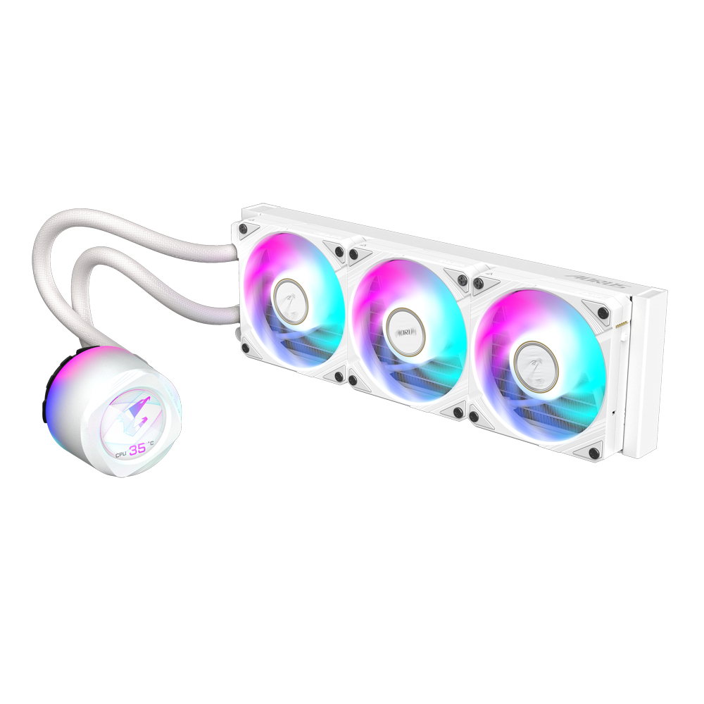 KIT REFRIGERACION LIQUIDA GIGABYTE AORUS WATERFORCE 360 ARGB BLANCO