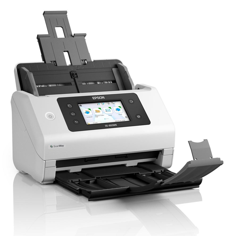 ESCANER DOCUMENTAL EPSON WORFORCE DS-800WN A4/ 50PPM/ USB/ RED/ WIFI