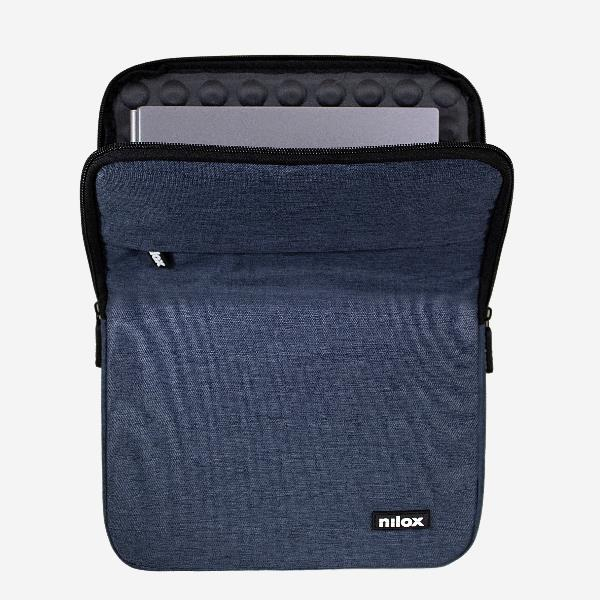 FUNDA NILOX SLEEVE PARA PORTATIL 15.6" AZUL
