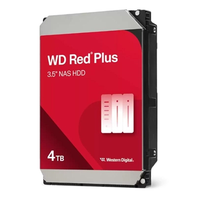 DISCO DURO INTERNO HDD WD WESTERN DIGITAL NAS RED PLUS 4TB 3.5" SATA 6GB/S 256MB