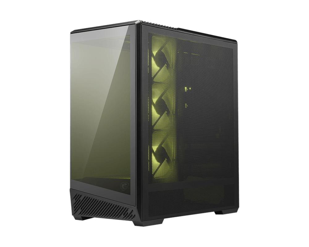 CAJA ORDENADOR GAMING MSI MAG PANO 130R PZ ATX ARGB CRISTAL TEMPLADO NEGRA