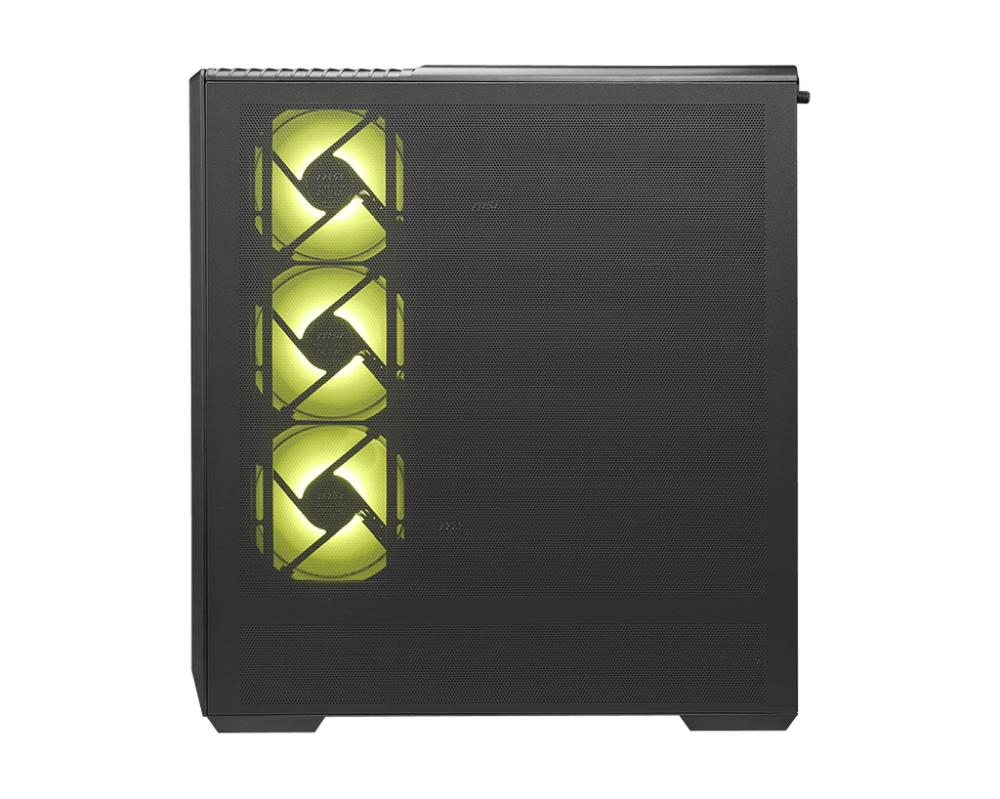 CAJA ORDENADOR GAMING MSI MAG PANO 130R PZ ATX ARGB CRISTAL TEMPLADO NEGRA