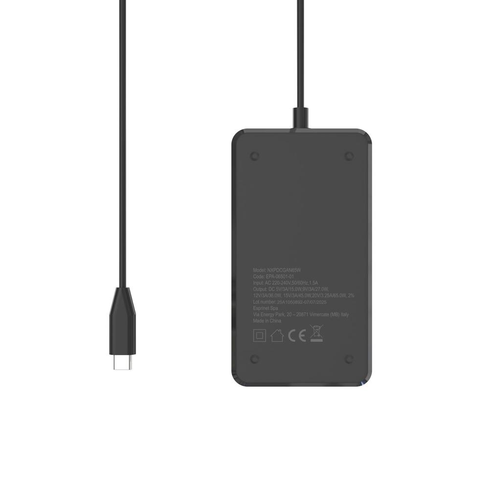 CARGADOR PORTATIL NILOX 65W USB TIPO C