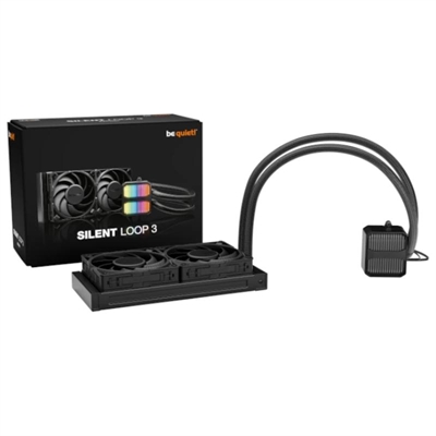 KIT REFRIGERACION LIQUIDA BE QUIET! SILENT LOOP 3 2X 120MM NEGRO