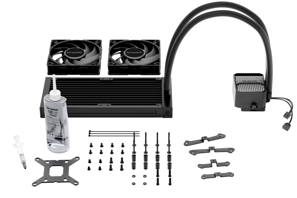 KIT REFRIGERACION LIQUIDA BE QUIET! SILENT LOOP 3 2X 120MM NEGRO