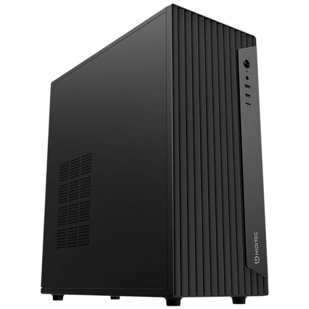 CAJA ORDENADOR HIDITEC BLOK 3.0 ATX NEGRA + FUENTE 500W