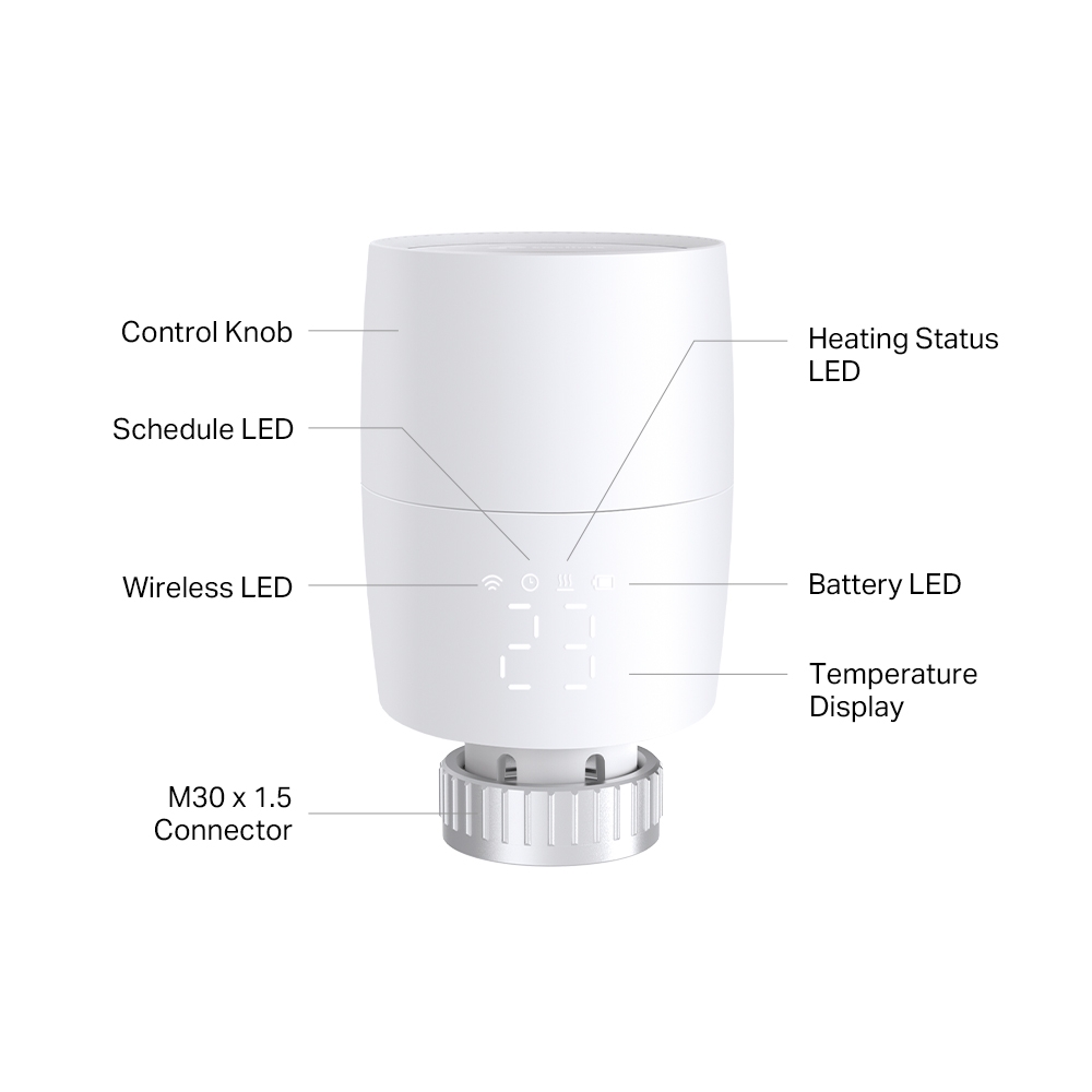 VALVULA DE RADIADOR TERMOSTATICA INTELIGENTE TP-LINK KE100
