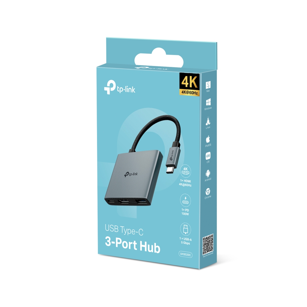 HUB TP-LINK USB TIPO C 3 EN 1