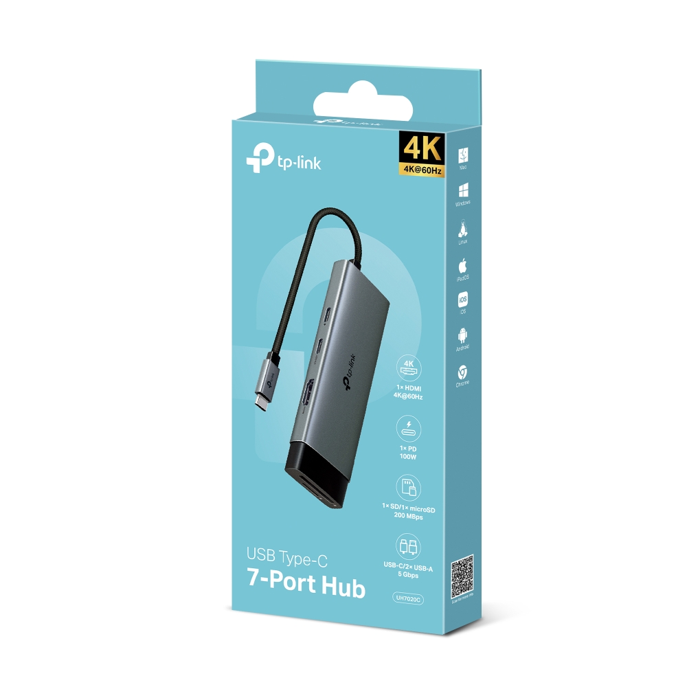 HUB TP-LINK USB TIPO C 7 EN 1