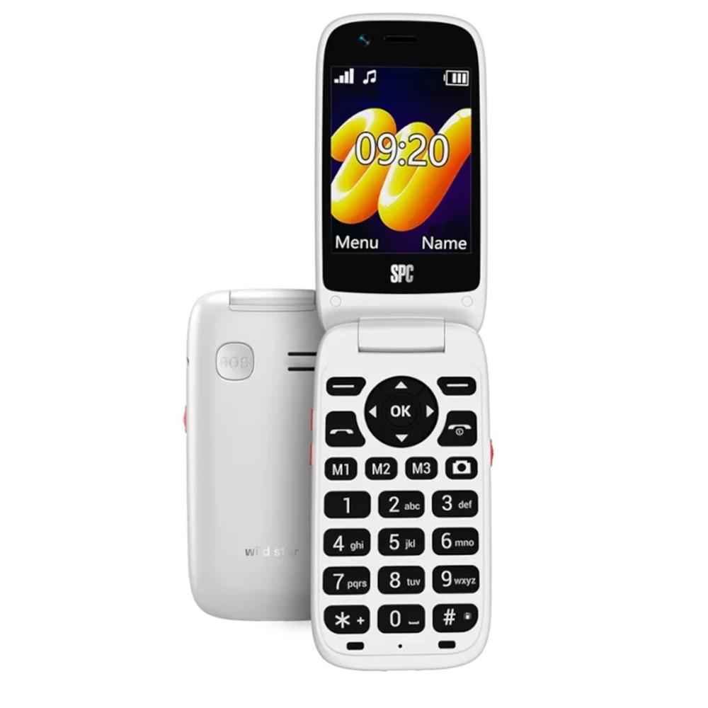 TELEFONO MOVIL SPC 2346B WILD STAR 4G BLANCO / 2.8"